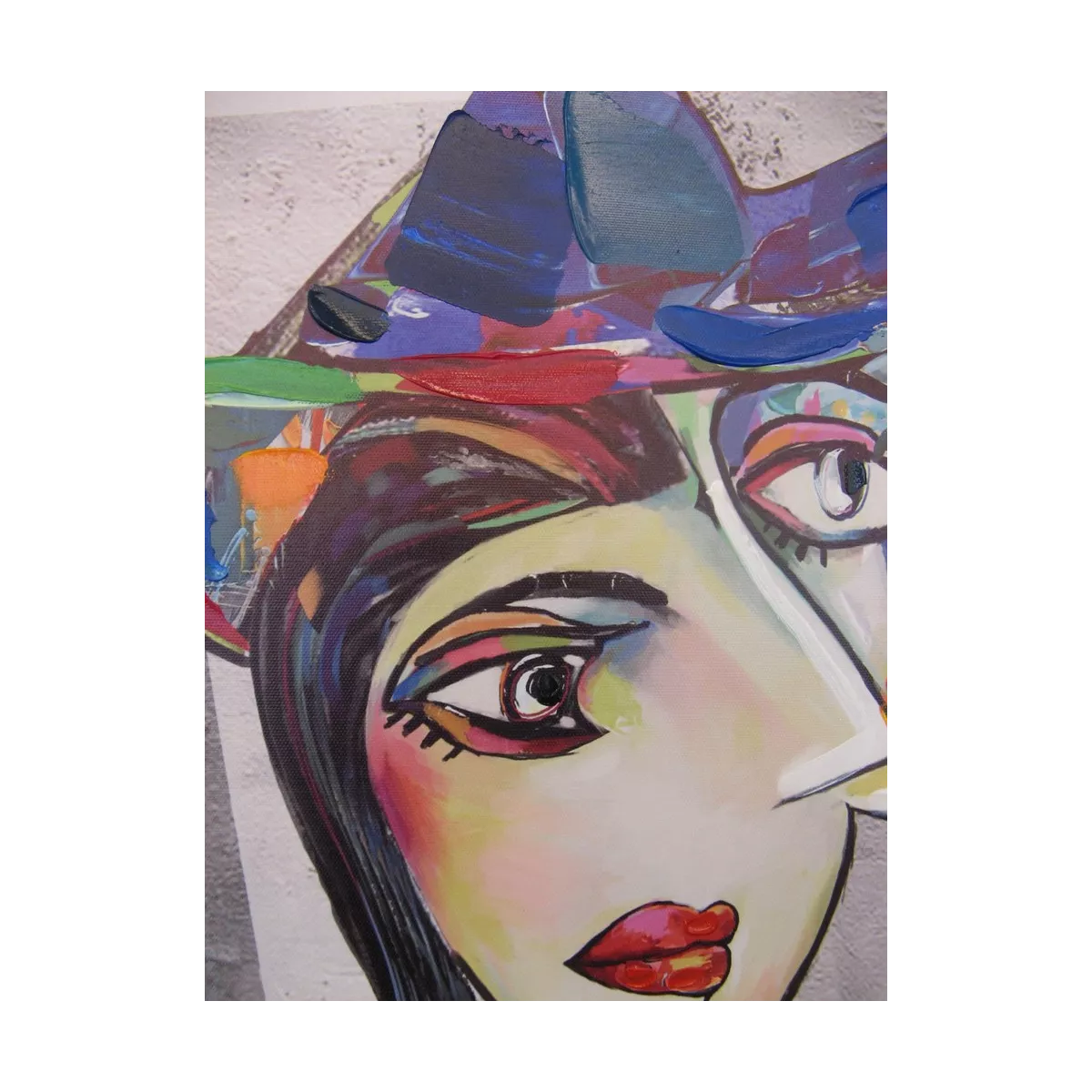 Tableau Picasso Tricôrne 60x60