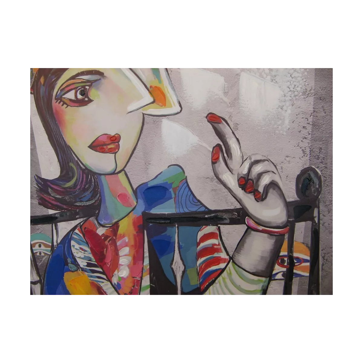 Tableau Picasso Tricôrne 60x60