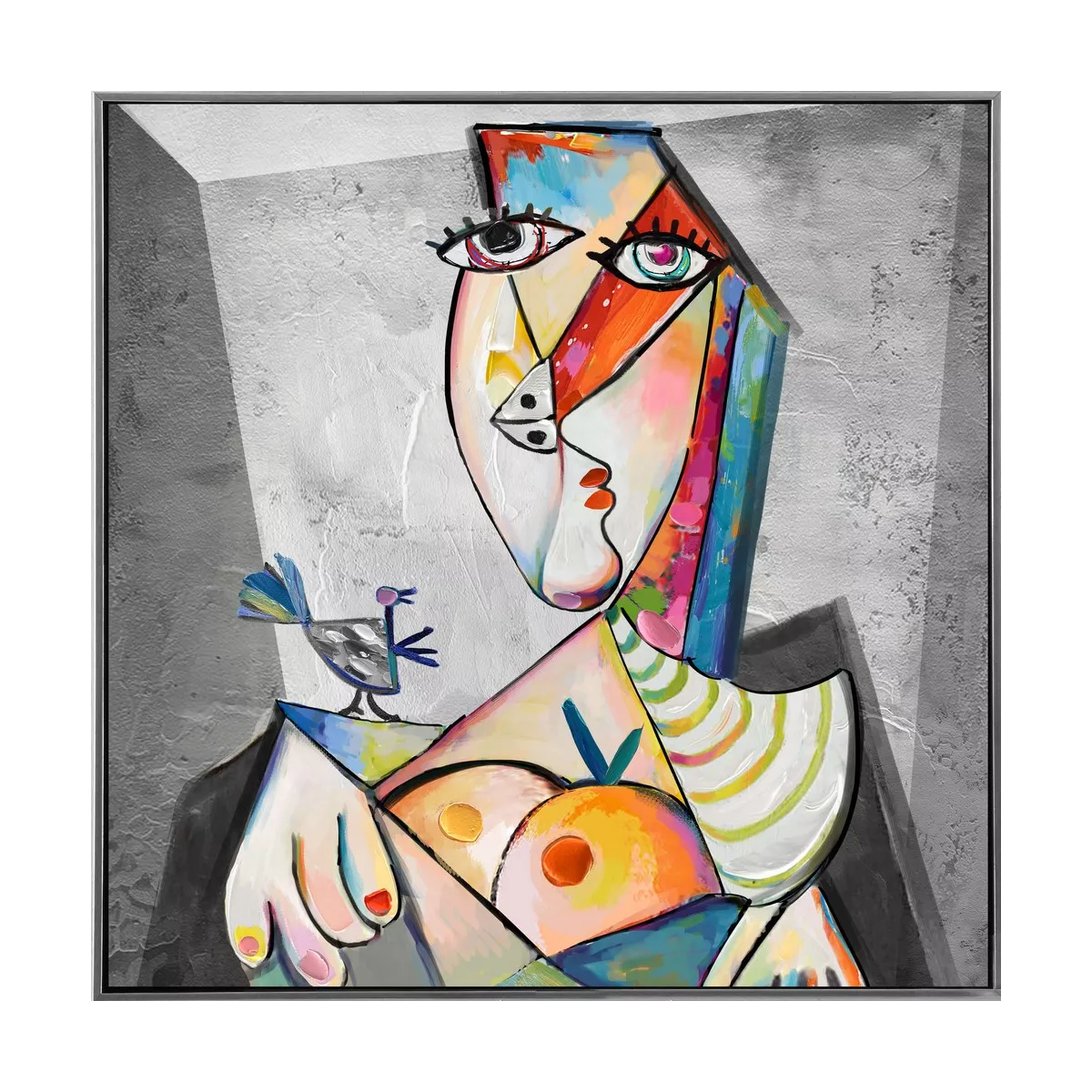 Tableau Picasso Femme 60x60