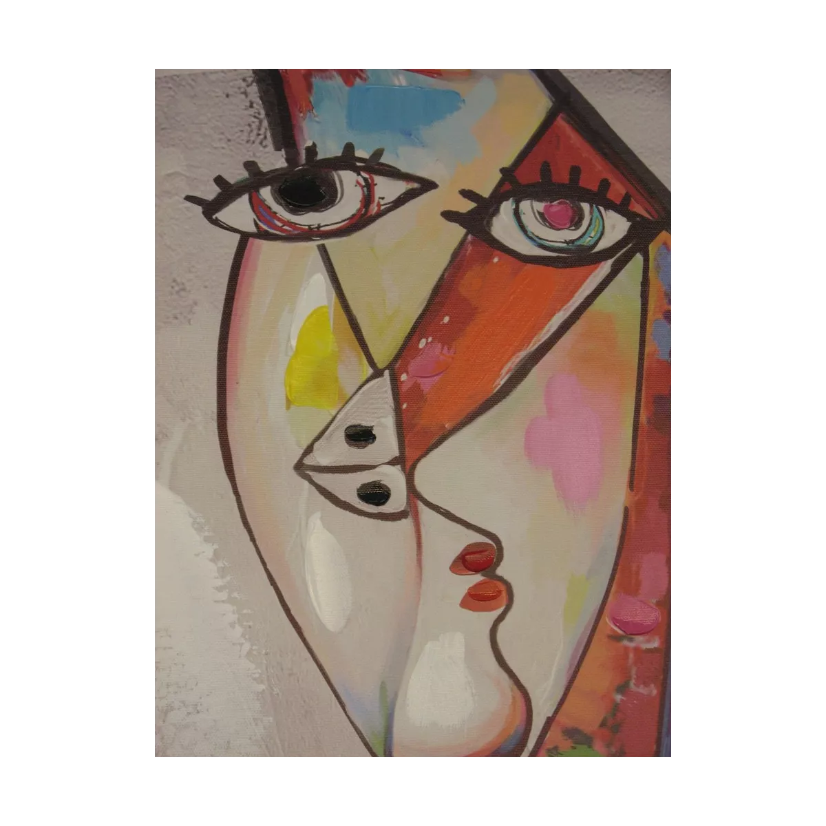 Tableau Picasso Femme 60x60