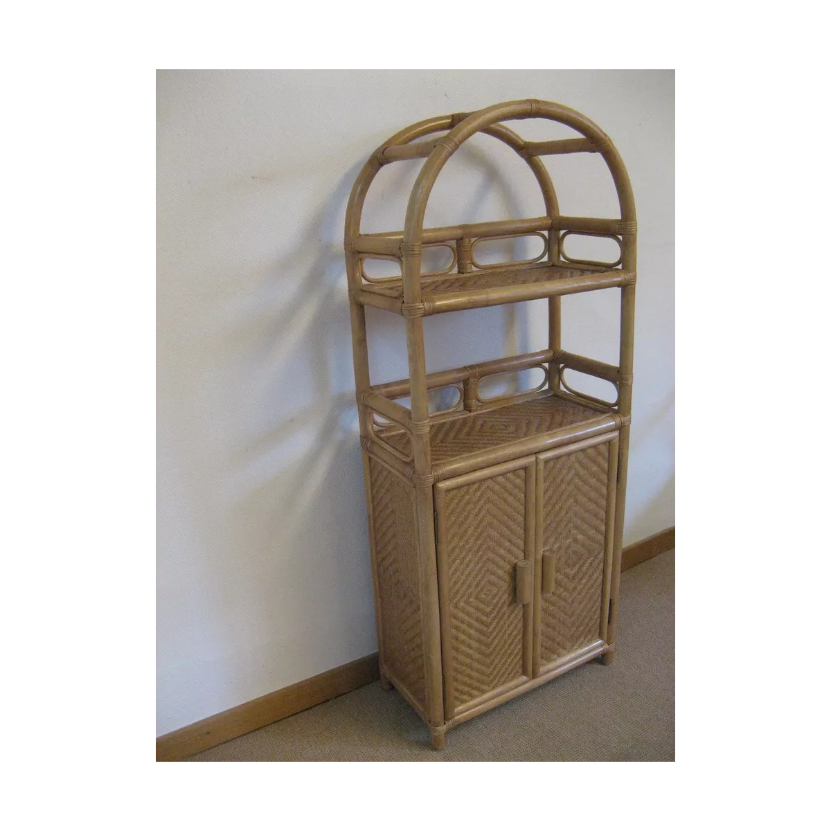 Etagère Elena Arrondie 58x28x142 Noisette