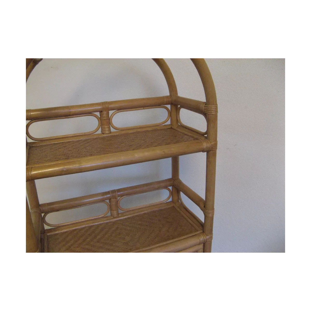 Etagère Elena Arrondie 58x28x142 Noisette