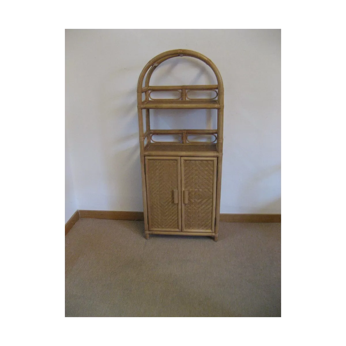 Etagère Elena Arrondie 58x28x142 Noisette