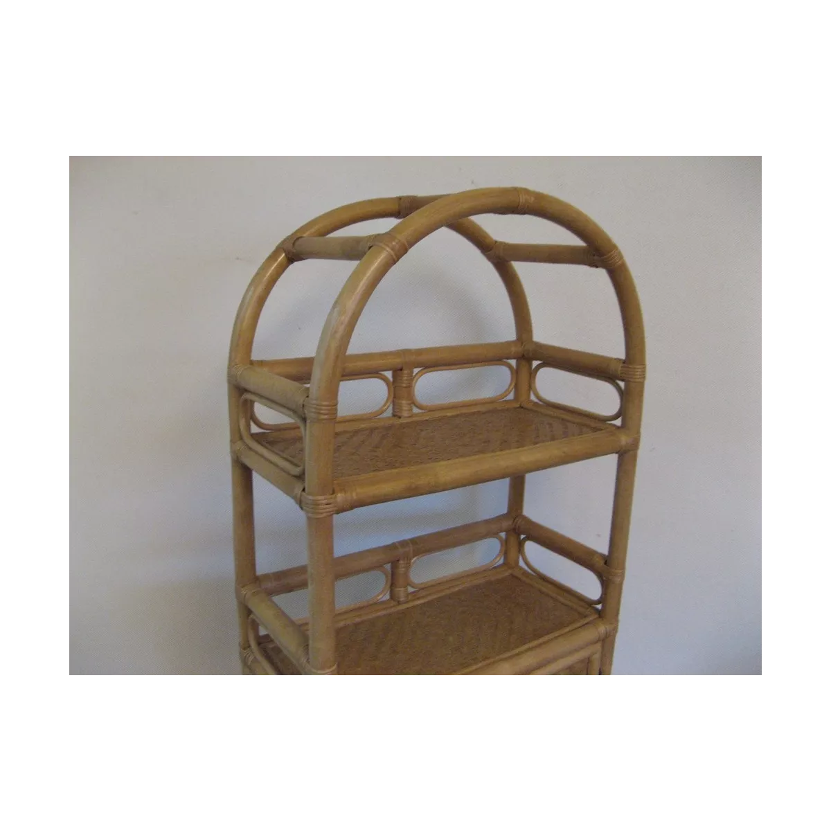 Etagère Elena Arrondie 58x28x142 Noisette