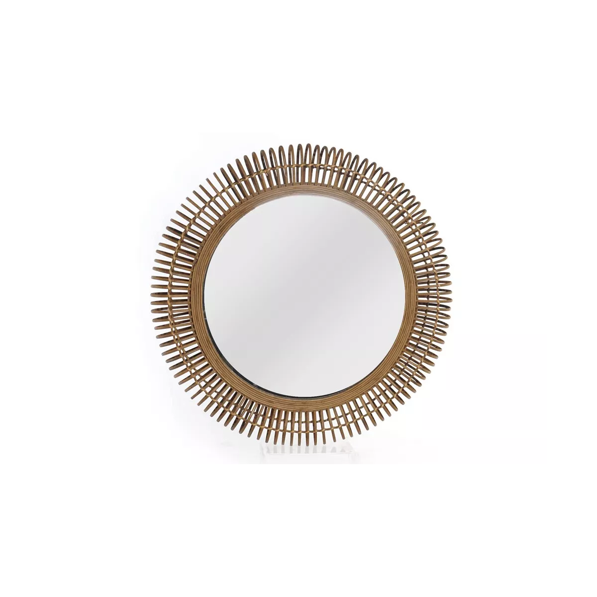 Miroir Verton 50X50 Rotin Naturel
