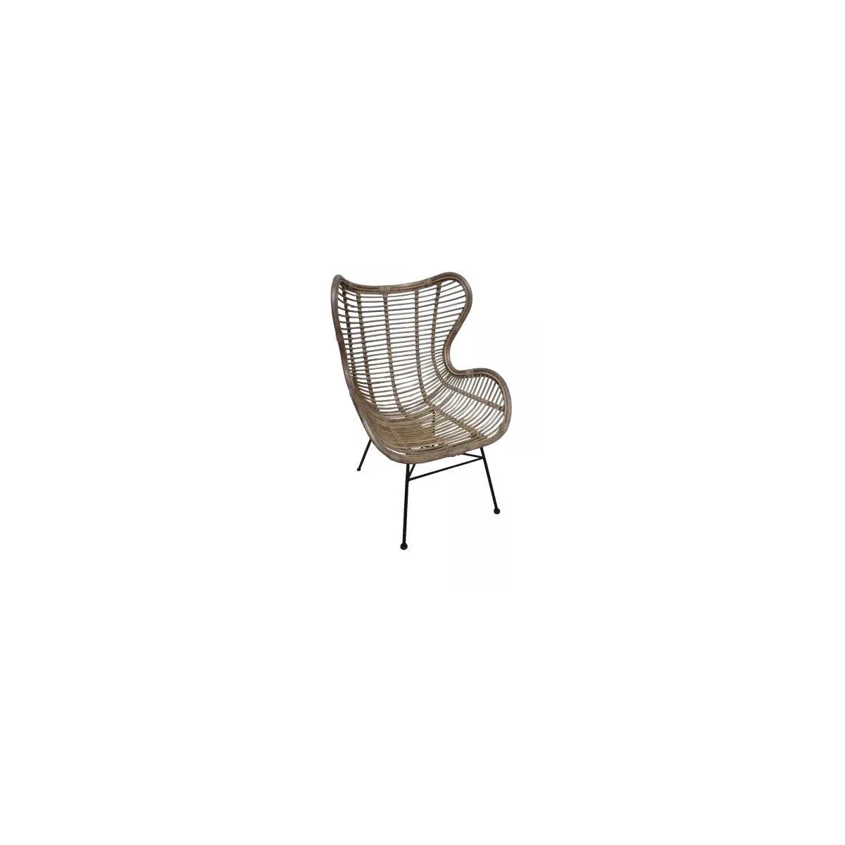 Fauteuil Bergamo Rotin