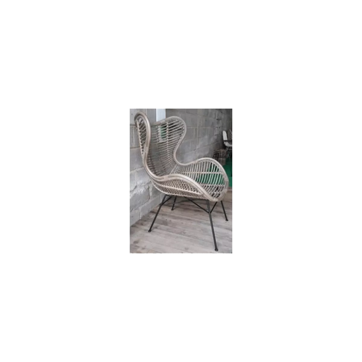 Fauteuil Bergamo Rotin