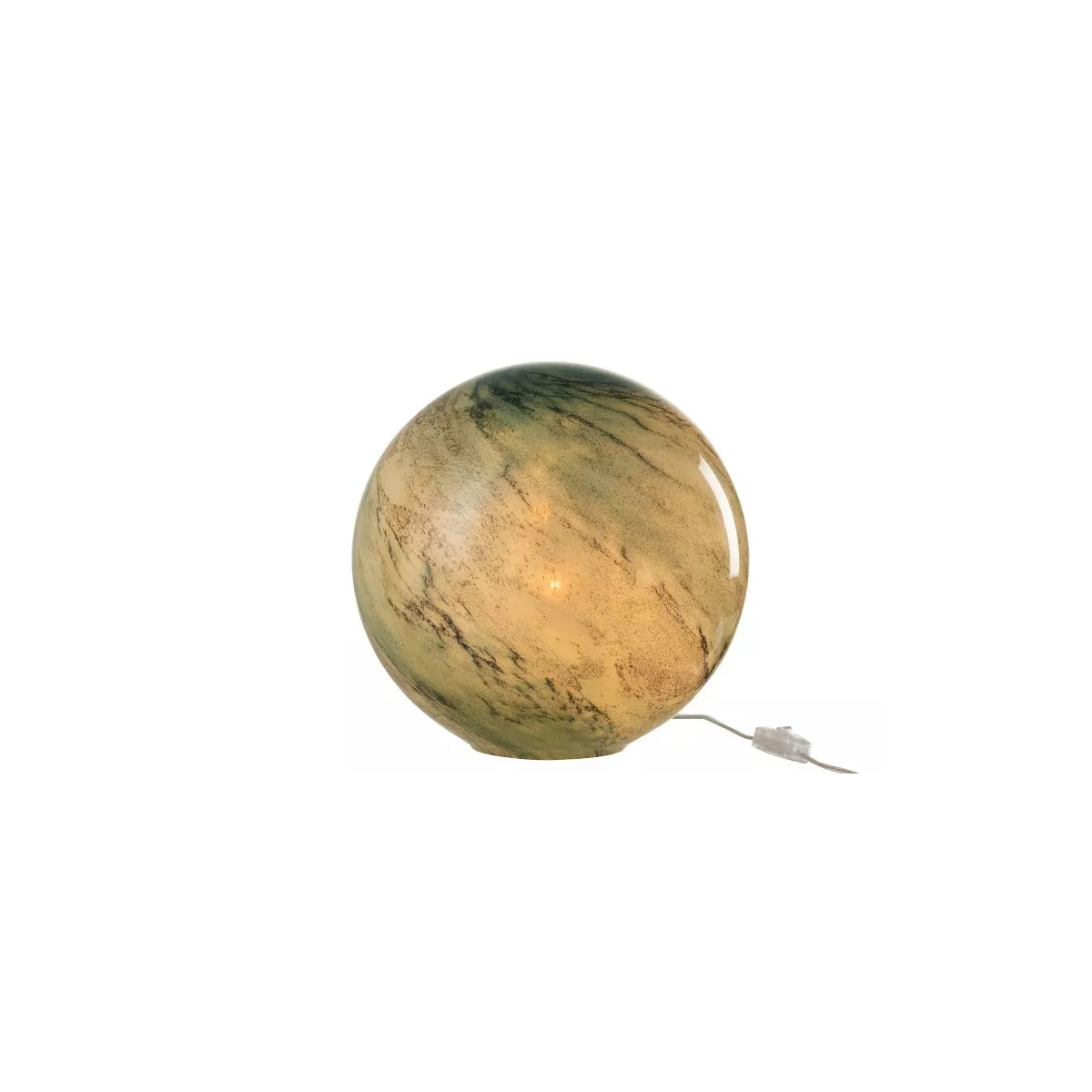Lampe Boule Dany Ronde en Verre Vert