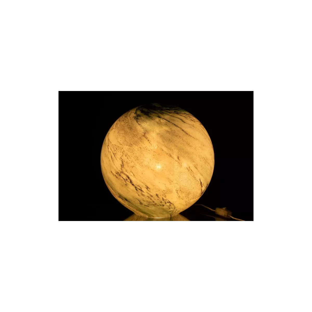 Lampe Boule Dany Ronde en Verre Vert