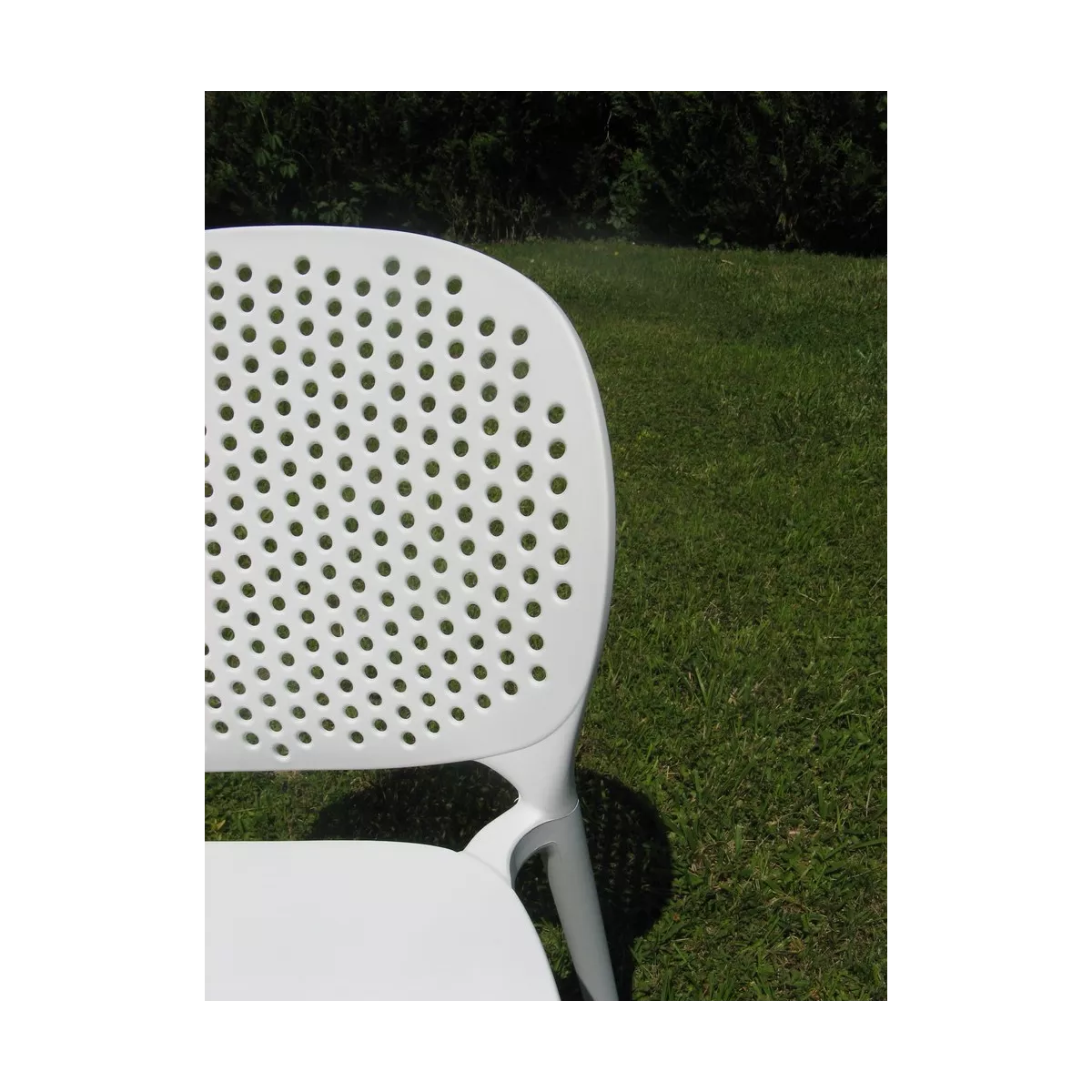 Chaise  Malta en Résine Blanche