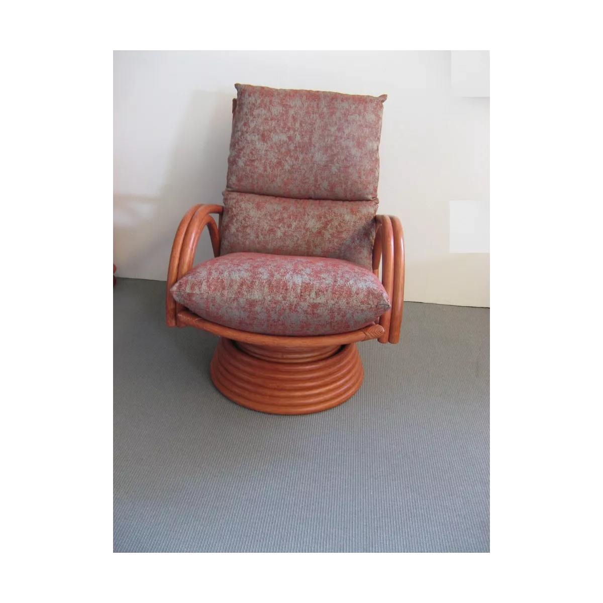 Fauteuil Pivotant  Leeds Rojo