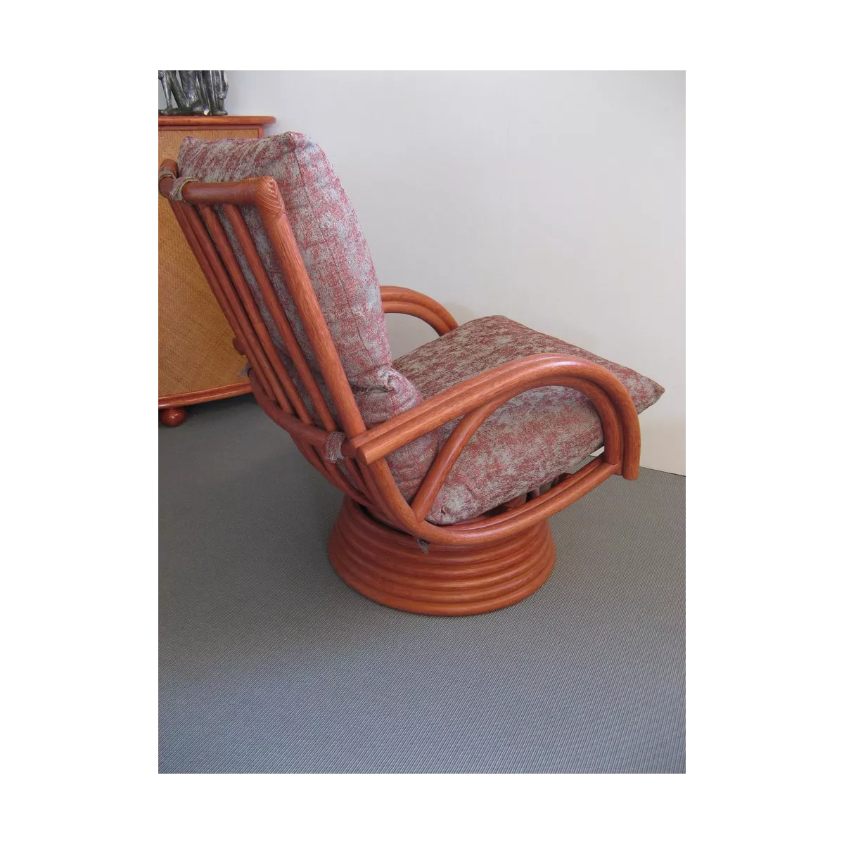 Fauteuil Pivotant  Leeds Rojo