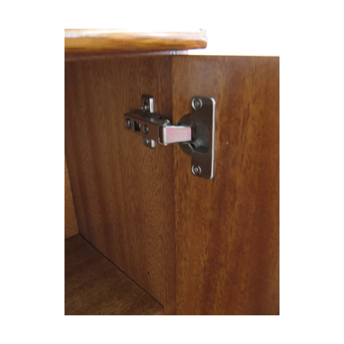 Meuble Zante 67x34 : 2 Portes et 2 Tiroirs Merisier