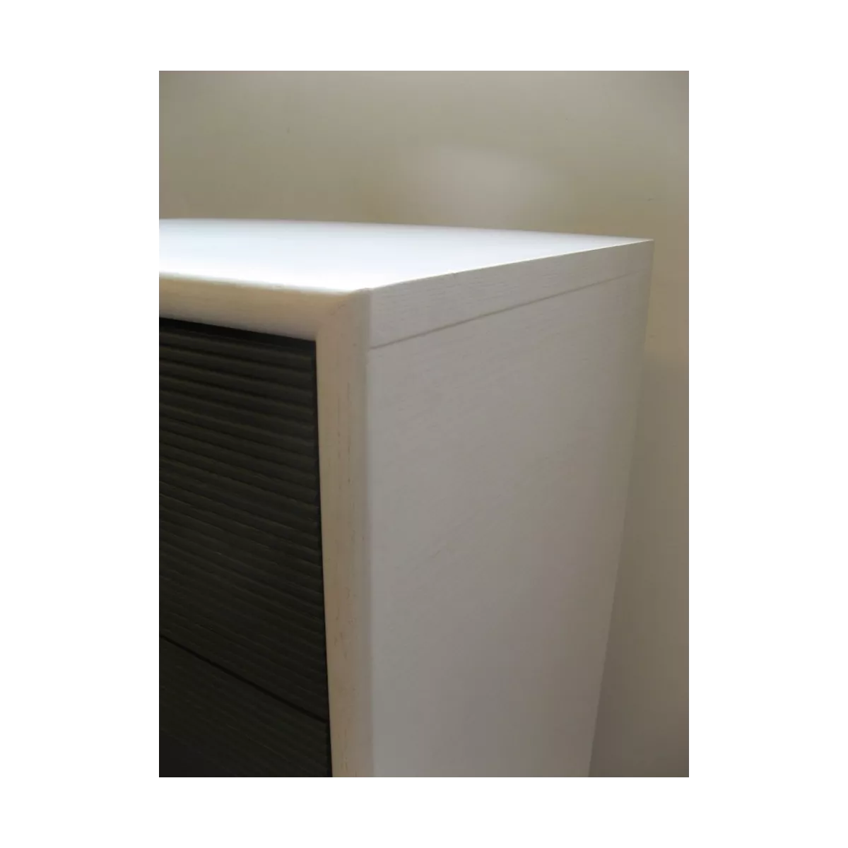 Chiffonnier Sendaï Blanc et Titan