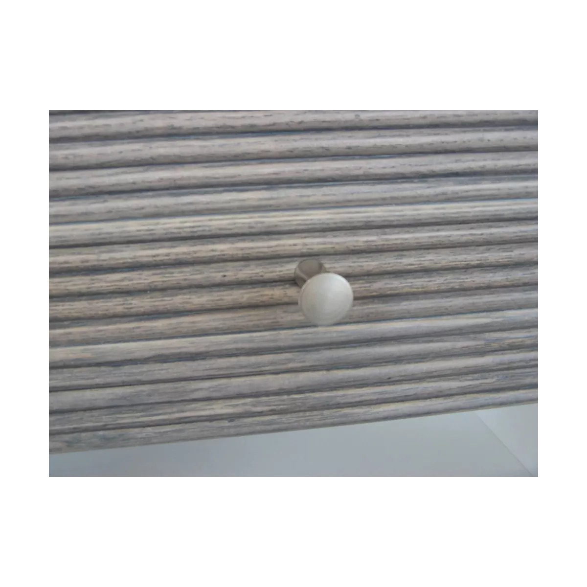 Chevet sendai 1 Tiroir Blanc et Gris