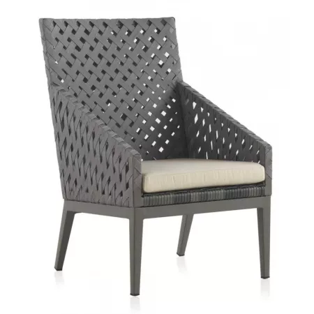 fauteuil Résine Tape Gris