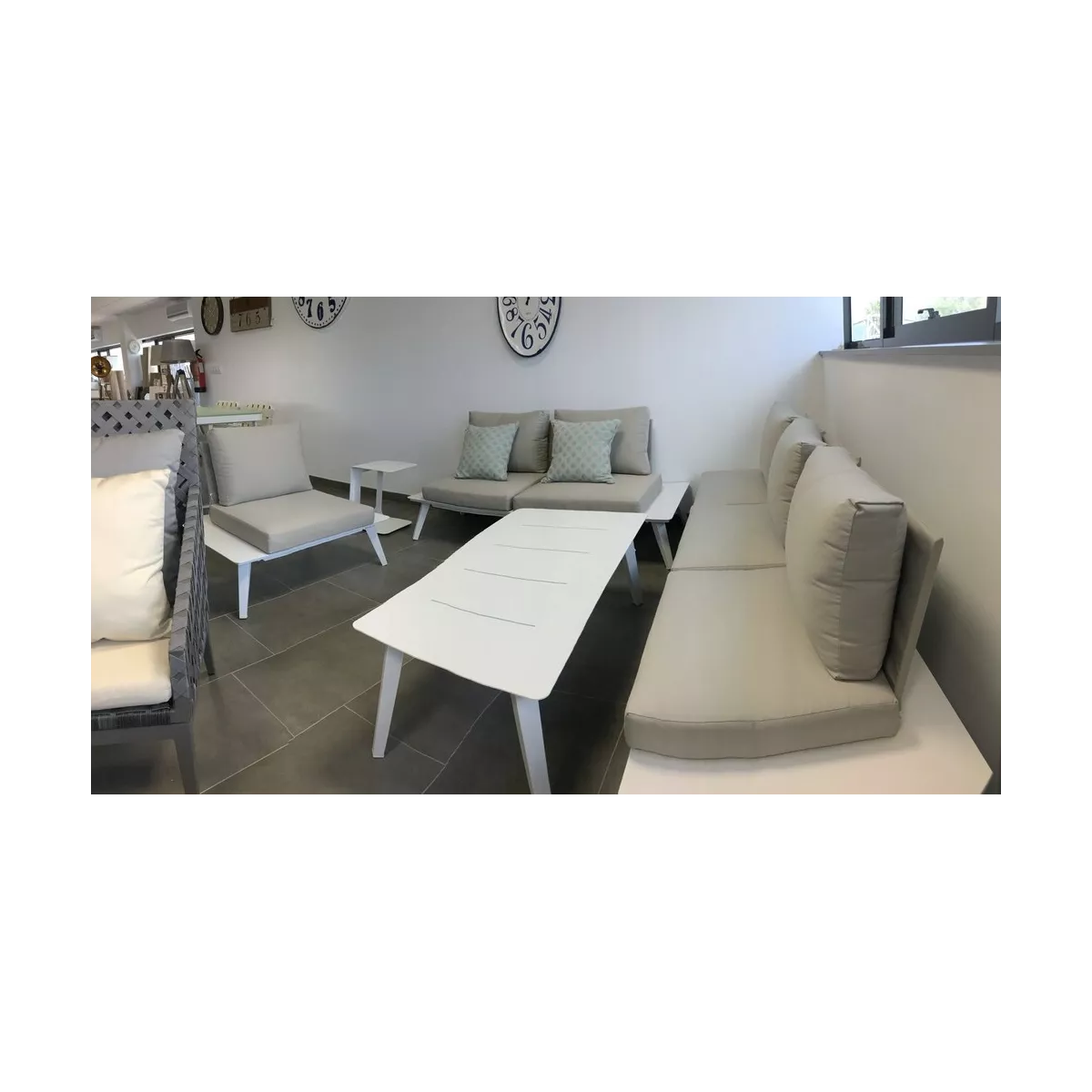 Fauteuil Flat Aluminium