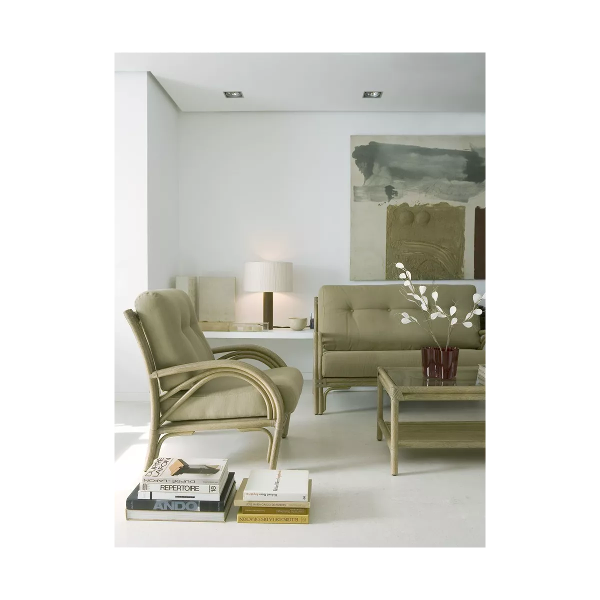 Fauteuil en rotin Denvers Pino