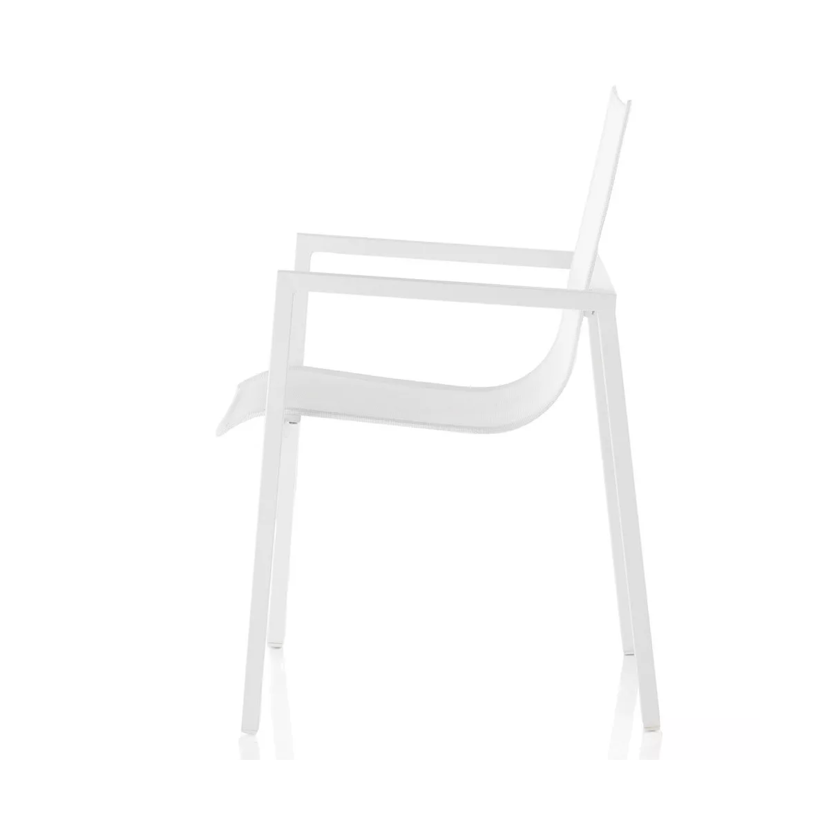 Fauteuil de Repas White Alu Blanc