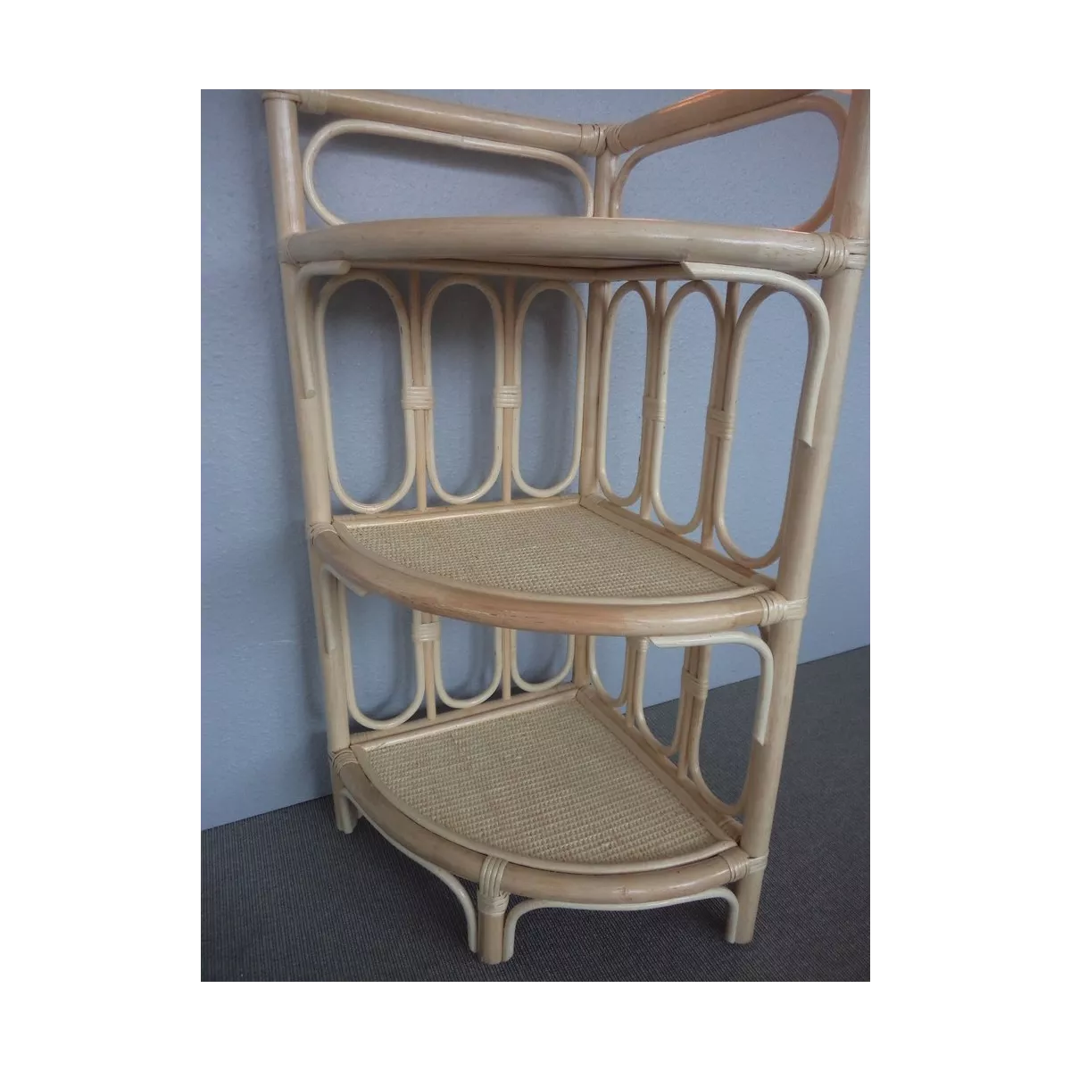 Etagère d'Angle 3 niveaux Coloris Naturel