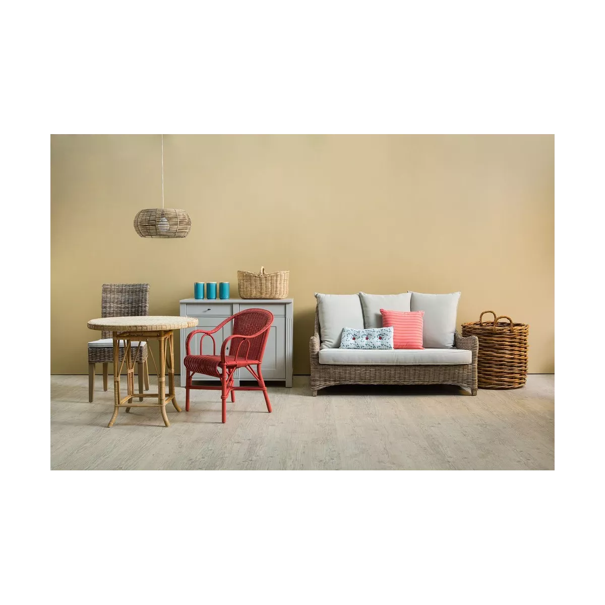 Coussin Blanc Assise Canapé Transat