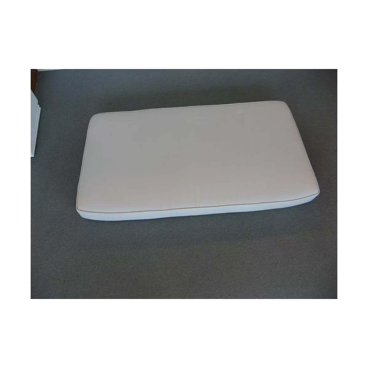 Coussin Blanc Assise Canapé Transat