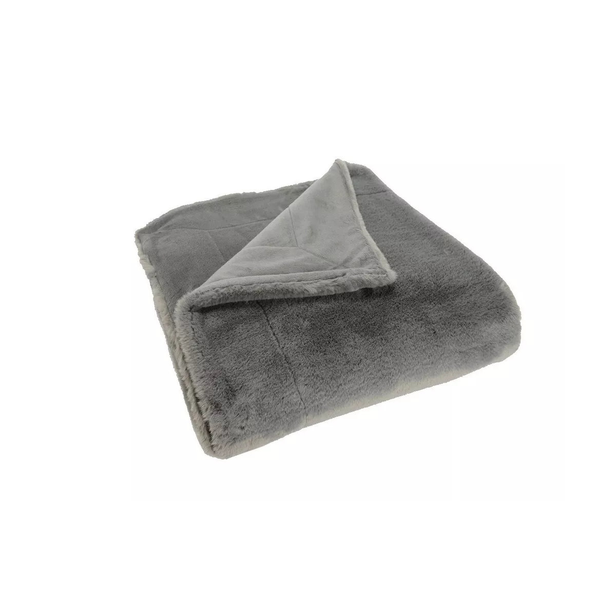Plaid Luxe Anthracite 130x170