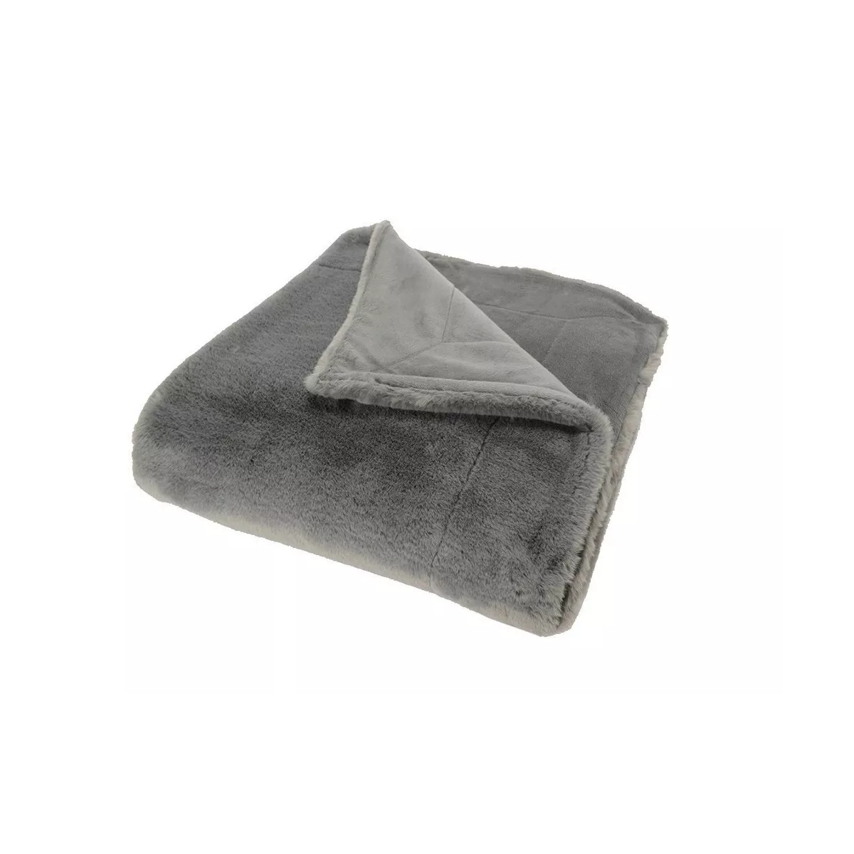 Plaid Luxe Anthracite 130x170
