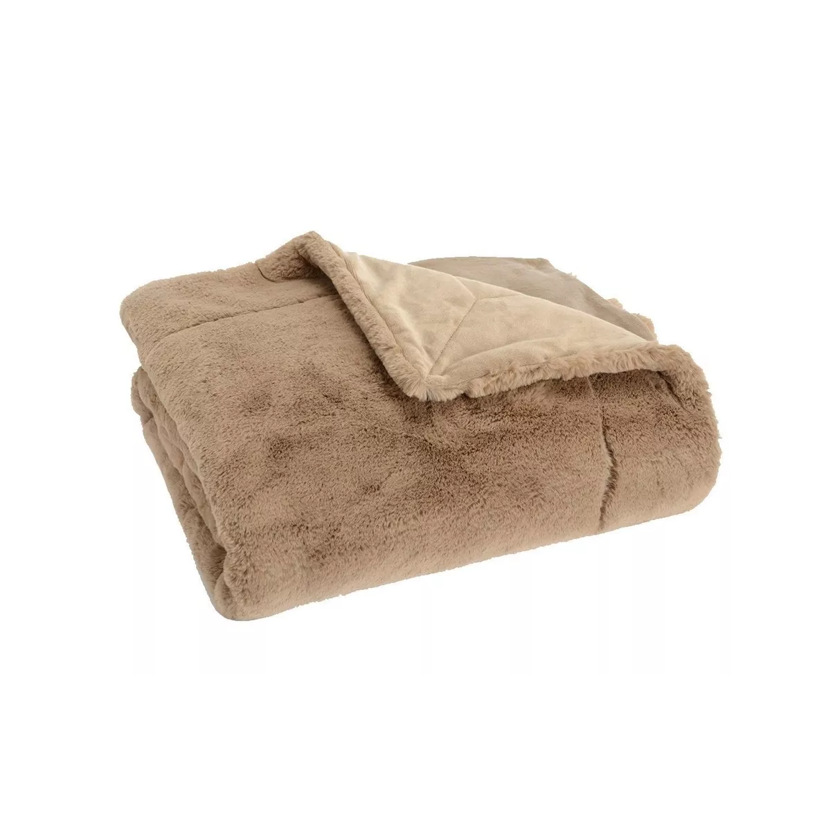 Plaid Luxe Taupe 130x170