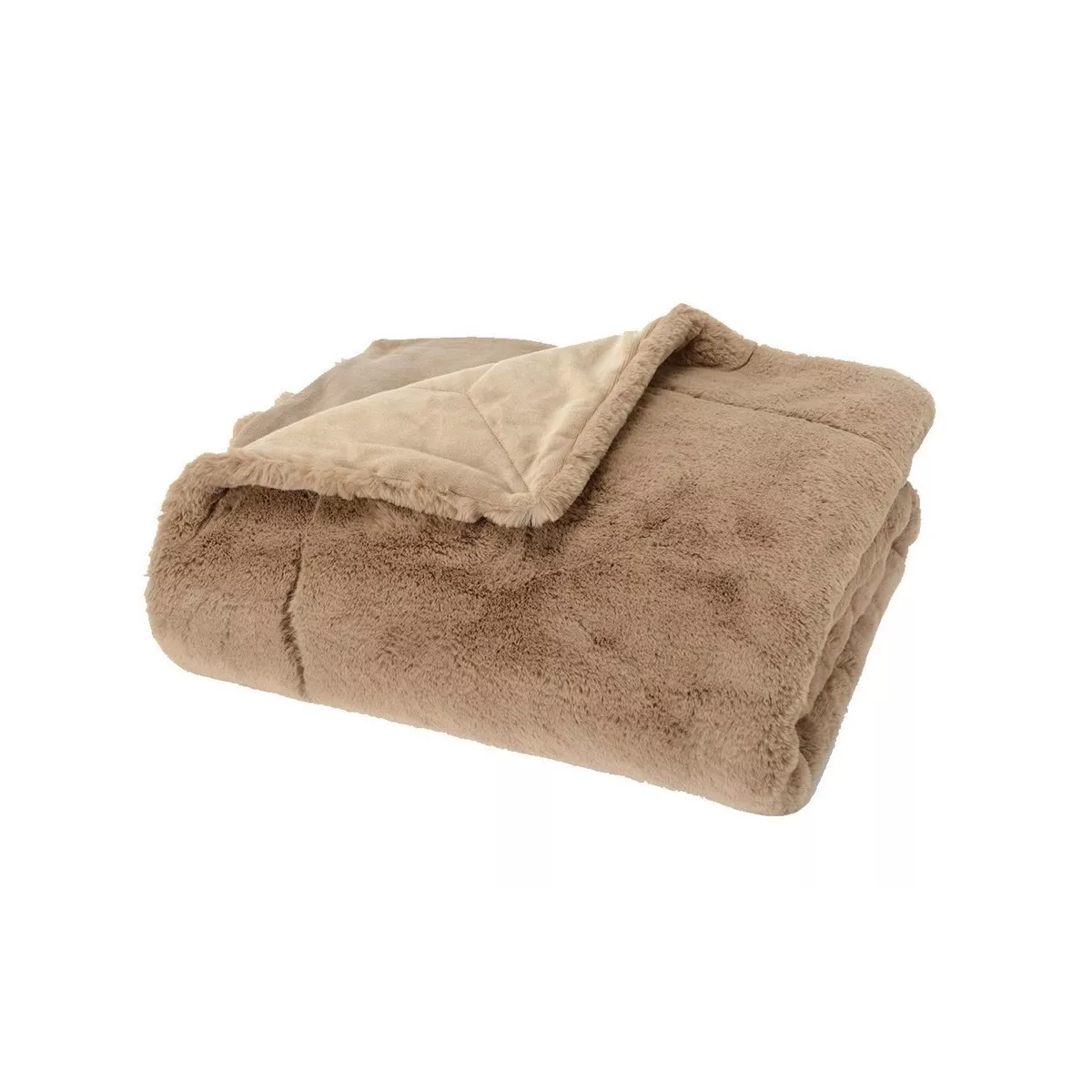 Plaid Luxe Taupe 130x170