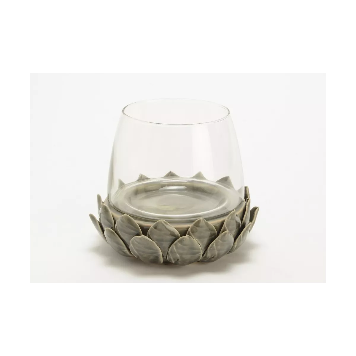 Photophore Flora Gris