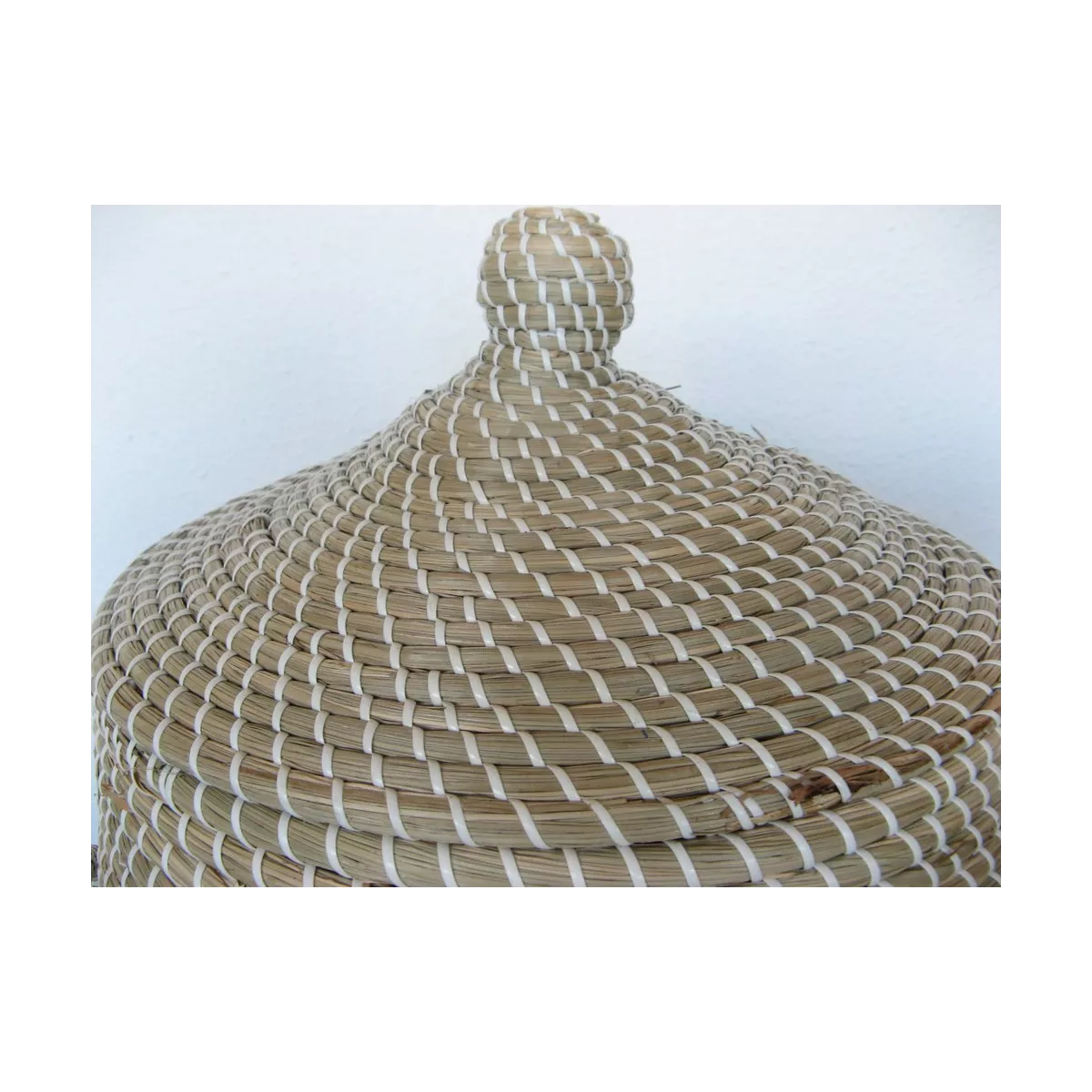 Panière à linge en Jonc Naturel 56x73