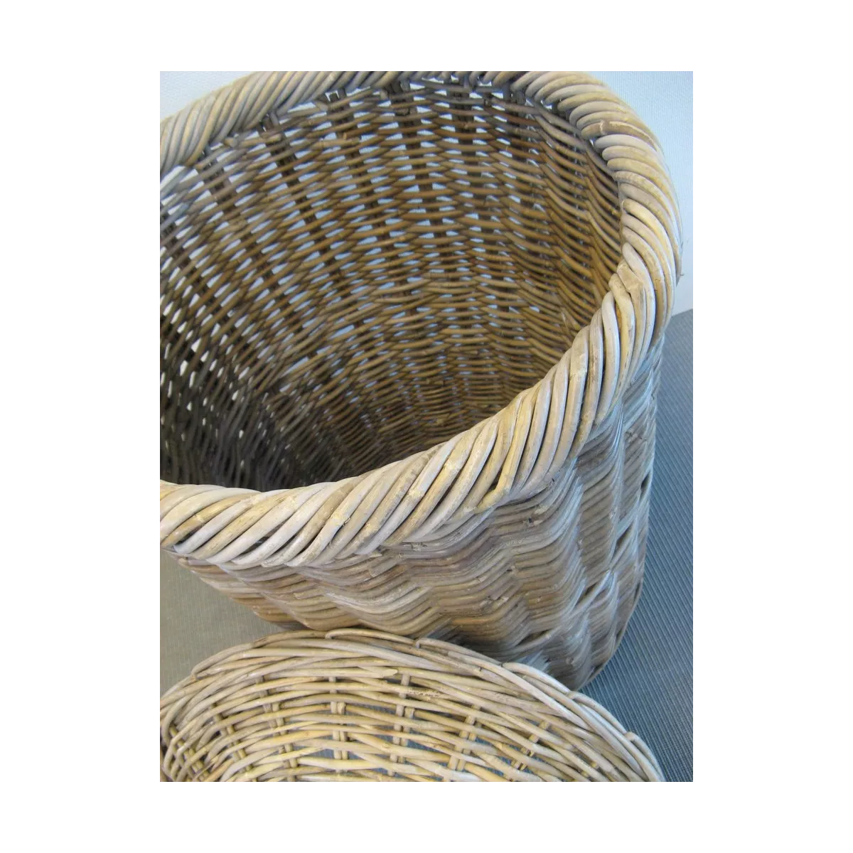 Panière à Linge Ronde Kubu 43x67