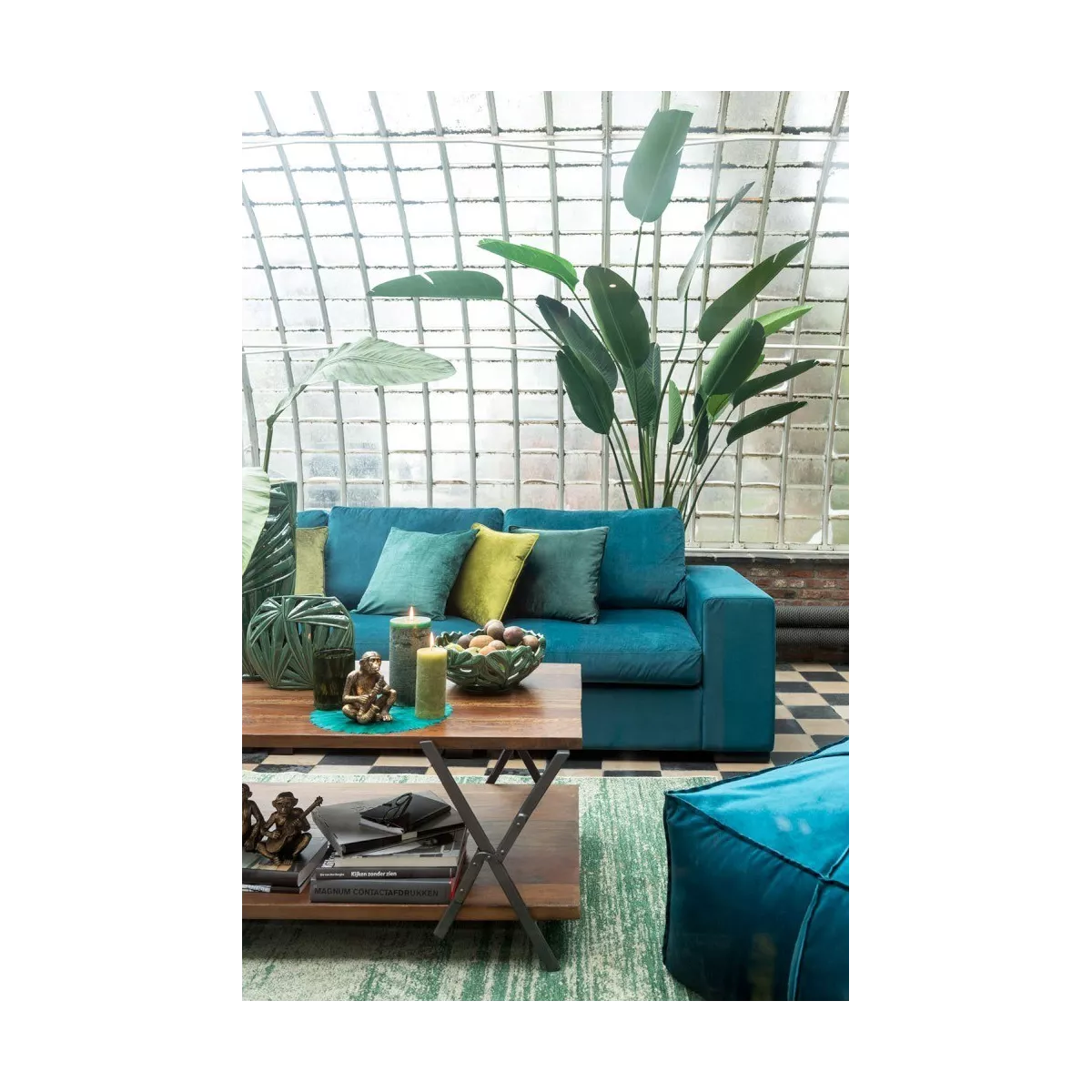 Coupe Tropicale Vert 30x30