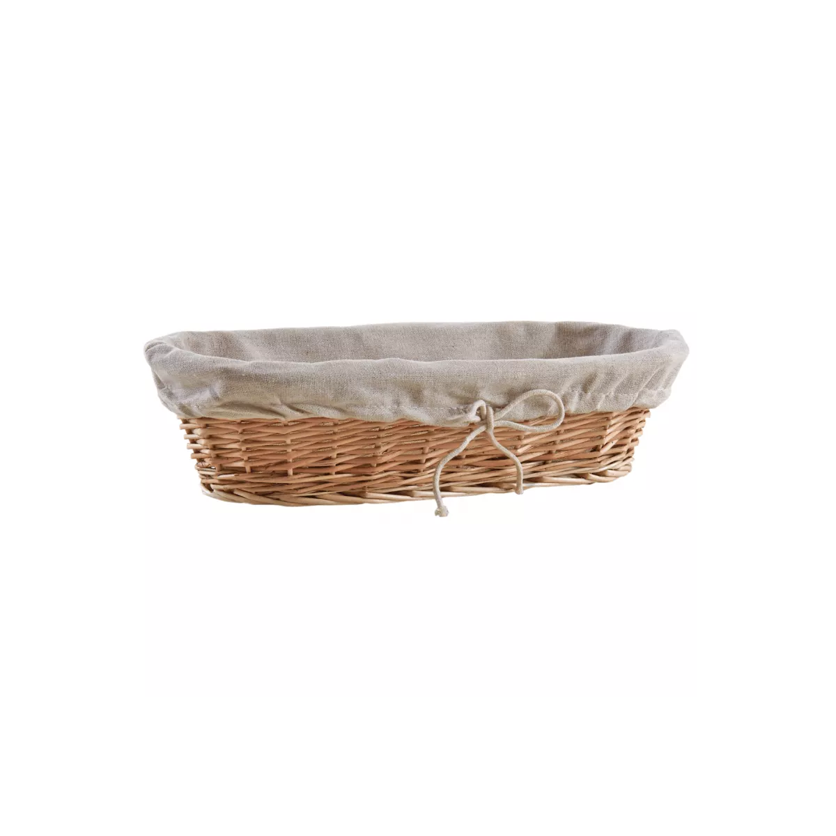 Banneton en osier Blanc 35x15