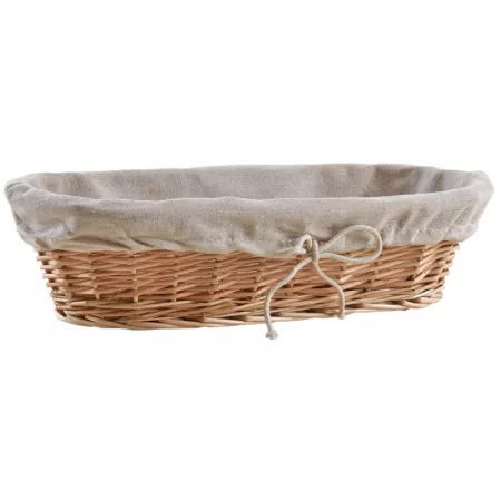 Banneton en osier Blanc 35x18