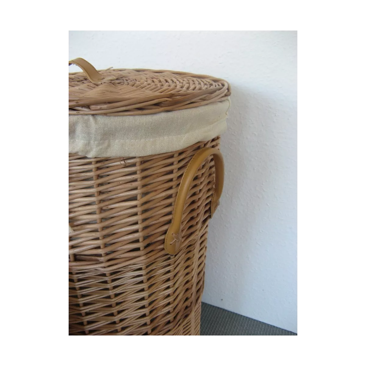 Panière à Linge Ovale Osier 34X24