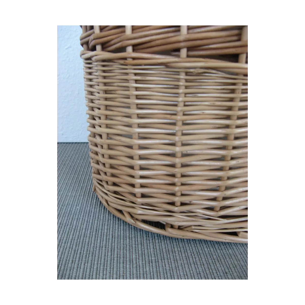 Panière à Linge Ovale Osier 34X24