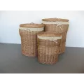 Panière à Linge Ovale Osier 40X30