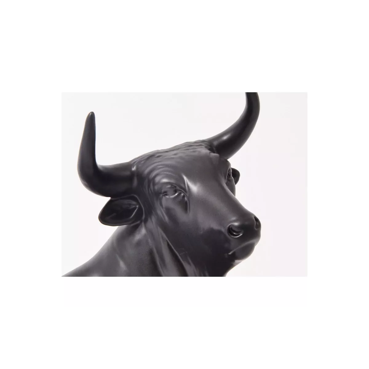 Sculpture Féria Taureau Noir