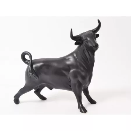 Sculpture Féria Taureau Noir