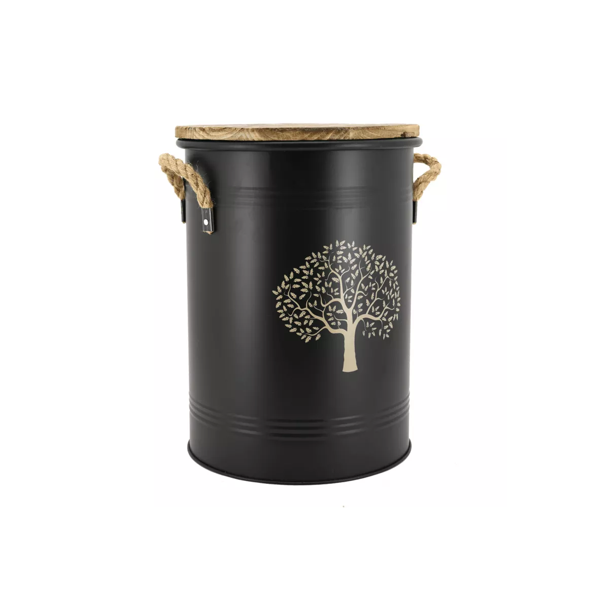 Tabouret Pellet Métal et bois