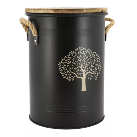 Tabouret Pellet Métal et bois