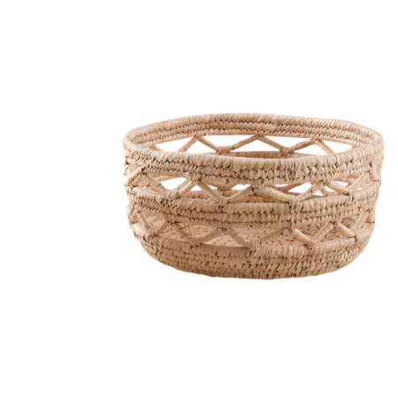 Corbeille en palmier 28x28