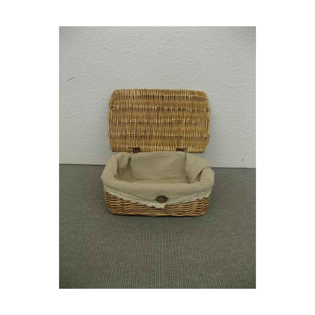Corbeille en Osier avec couvercle 30x20