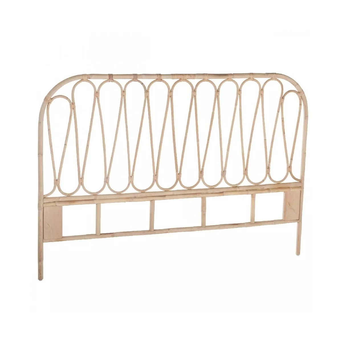 Tête de Lit Vintage en Rotin
