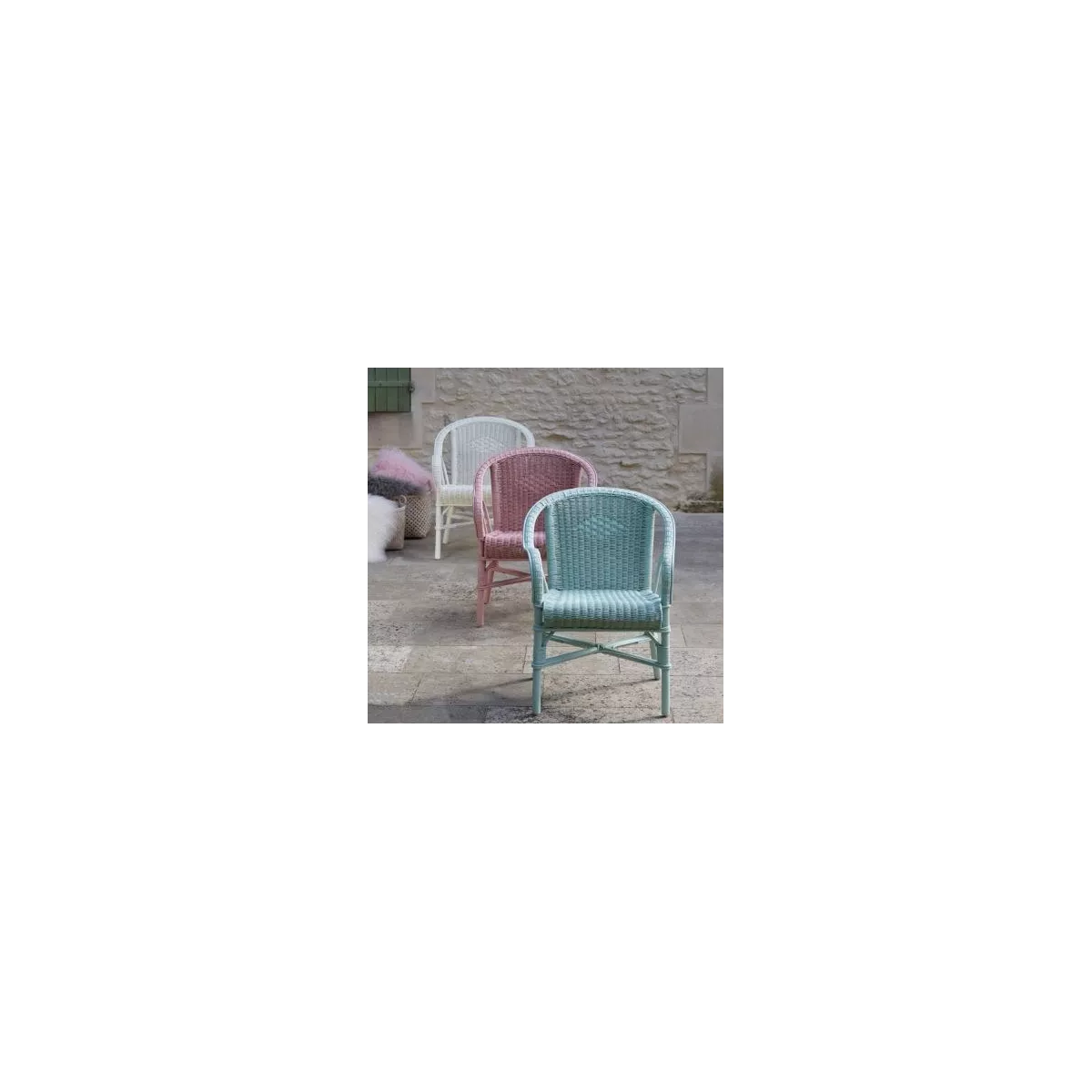 Fauteuil Grand Père Blanc