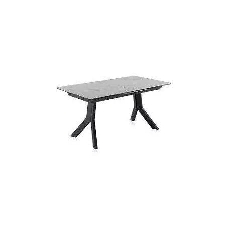 Table  en Céramique et Métal Noir