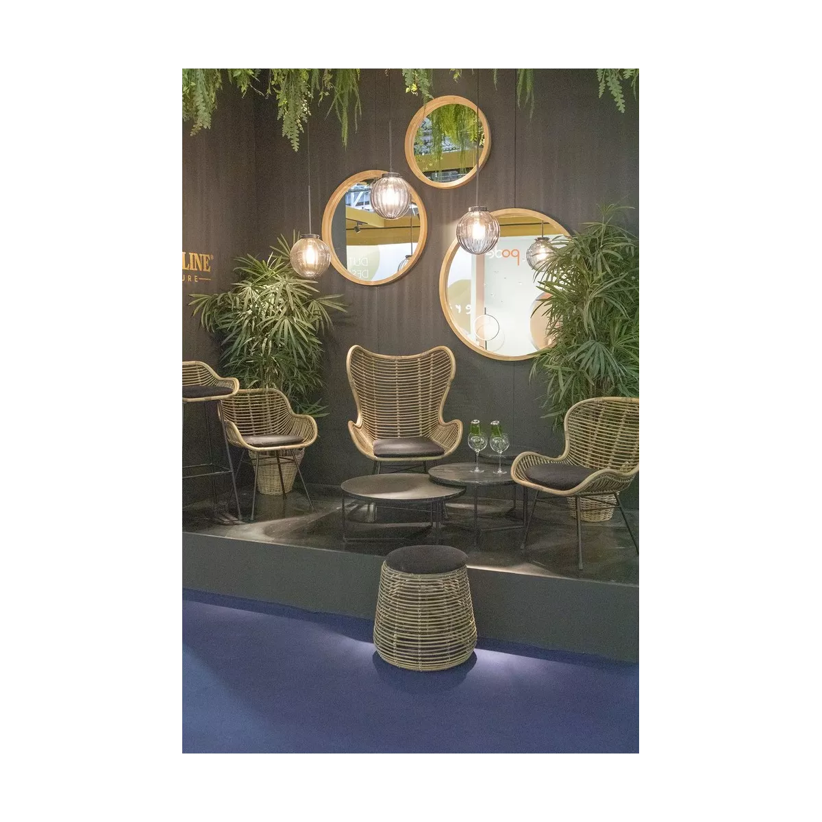 Fauteuil Bergamo Rotin