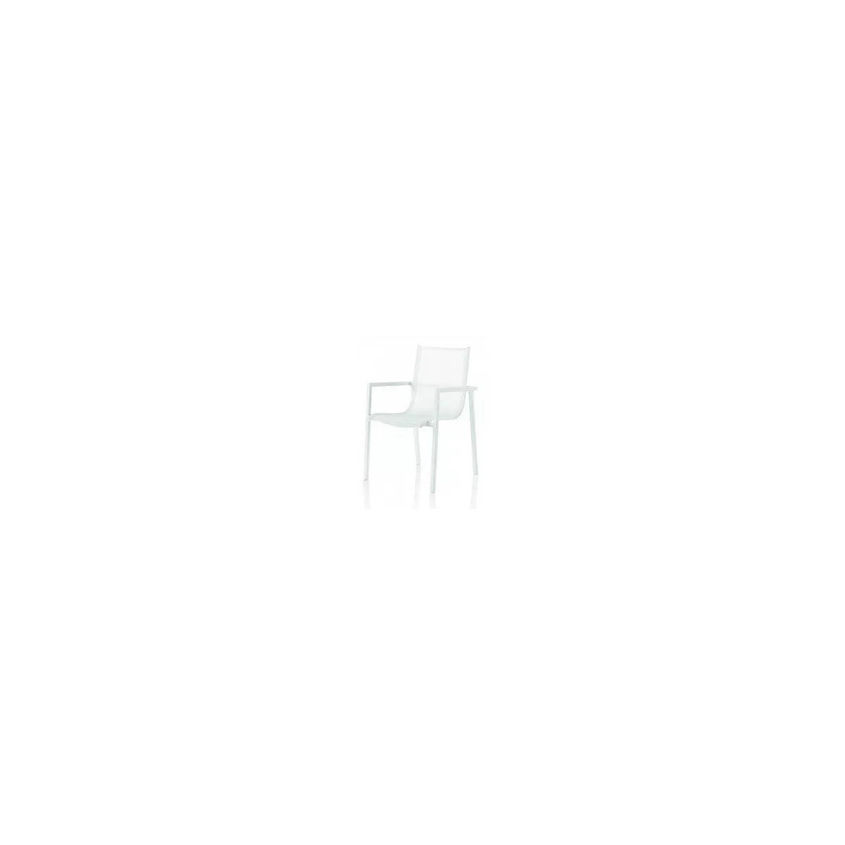 Fauteuil de Repas White Alu Blanc